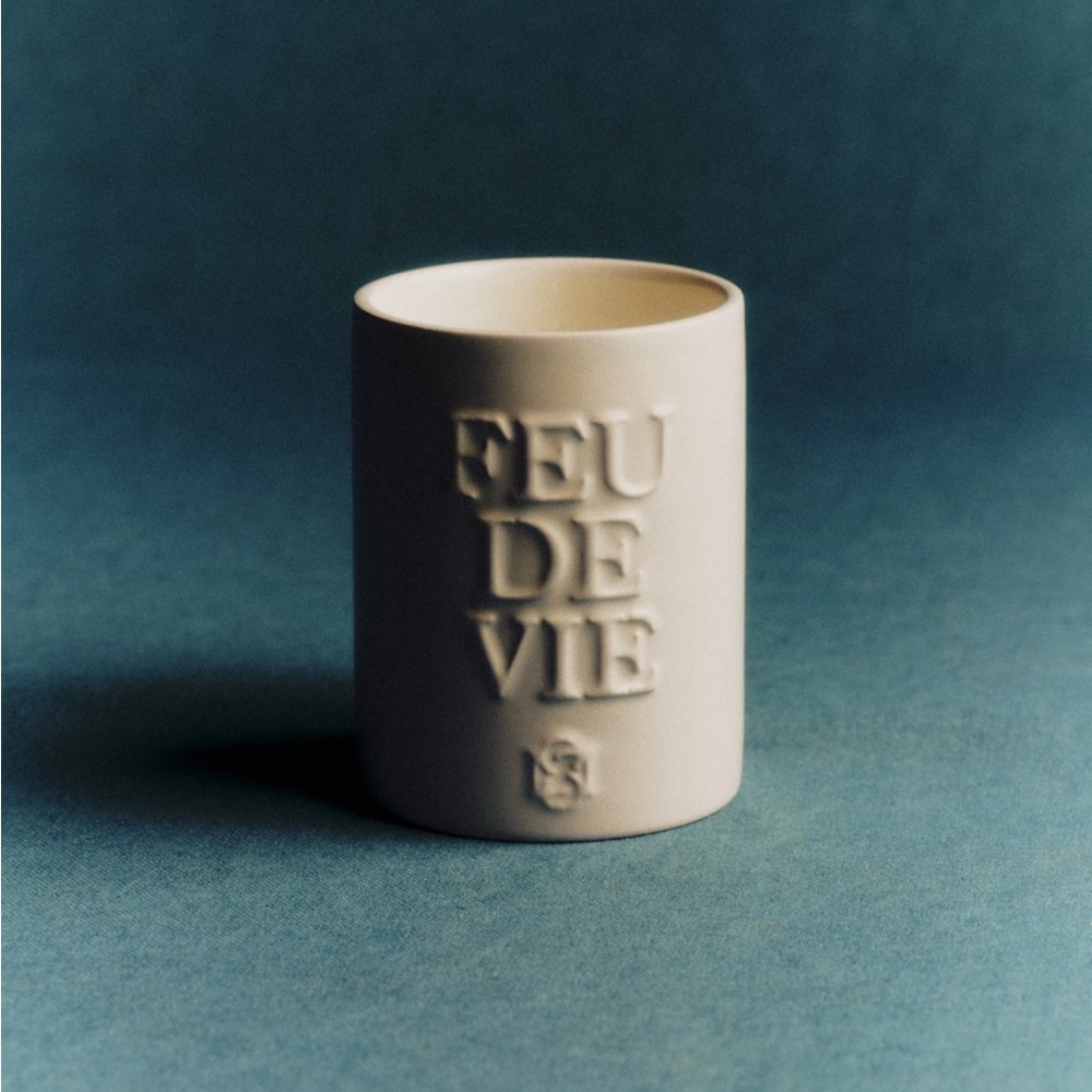 Sezane Ceramic Candle in Fig